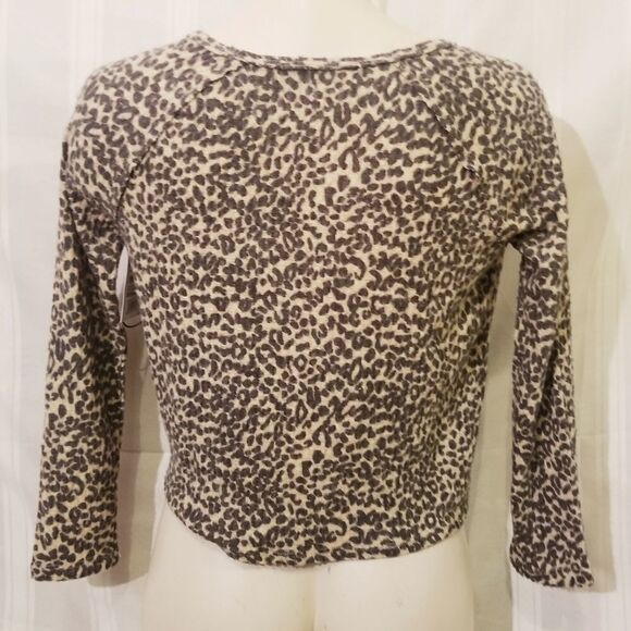 Treasure & Bond Leopard Print Top Sz M - Picture 3 of 5
